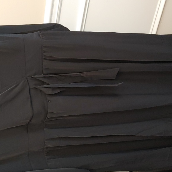 Torrid Crepe de Chine Surplice Dress Faux wrap belted smocked Plus Size 3/3X - Picture 9 of 16